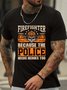 Lilicloth X Jessanjony Firefighter Because The Police Needs Heroes Too Men's T-Shirt