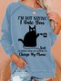 Women's I'm Not Saying I Hate You But I'd Unplug Your Life Support To Charge My Phone Sweatshirt