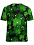 Women's St. Patrick's Day Casual Regular Fit Crew Neck T-Shirt