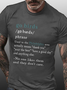 Men’s Go birds definition No One Likes Us We Don't Care Crew Neck Casual T-Shirt