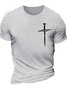 Men's Cross Faith Cotton Casual Regular Fit T-Shirt