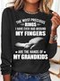 Women's The Most Precious Rings Casual Crew Neck Regular Fit Shirt