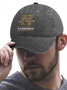 Men's I Am 99% Sure My Last Words Will Be Are You Kidding Me Funny Game Graphic Print Text Letters Adjustable Denim Hat