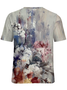 Women’s Plant Pattern Floral Casual Floral Loose Crew Neck T-Shirt