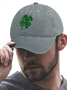 Happy St. Patrick's Day Adjustable Denim Hat