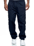 Men's Cargo Pants Work Pants Elastic Waist Multi Pocket Straight Leg Plain Sports Outdoor