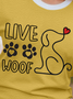 Lilicloth X Funnpaw X Rajib Sheikh Live Love Woof Women's T-Shirt