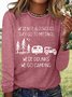 Women's We're not Alcoholics They Go to Meetings, We're Drunks We Go Camping Casual Shirt