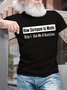 Men’s How Sarcasm Is Made Step 1 Ask Me Question Casual Text Letters T-Shirt