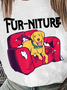 Lilicloth X Funnpaw Women's Fur-Niture T-Shirt