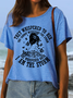 Women's They Whispered To Her You Cannot Withstand The Storm Casual Crew Neck T-Shirt