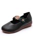 Vintage Floral Soft and Comfortable Mary Jane Shoes