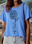 Lilicloth X Ana Sunflower Be Kind Women's T-Shirt