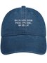 Men's Once In A While Someone Amazing Cames Along And Here I Am Funny Graphic Printing Regular Fit Adjustable Denim Hat