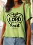 Trust in the lord with all your heart Proverbs 3:5 Loose T-Shirt