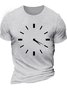Men's 4:20 Funny Graphic Printing Text Letters Casual Crew Neck Cotton T-Shirt