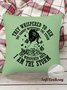 18*18 Throw Pillow Covers, They Whispered To Her You Cannot Withstand The Storm Soft Corduroy Cushion Pillowcase Case For Living Room