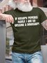 Men's If History Repeats Itself I Am So Getting A Dinosaur Funny Graphic Printing Casual Text Letters Cotton Loose T-Shirt