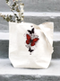 Women's Fashion Butterfly Graphic Printing Shopping Tote