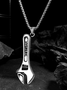 Man's Wrench Tool Necklace