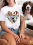 Lilicloth X Funnpaw Women's Introverted But Will Discuss Dogs T-Shirt