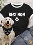 Lilicloth X Funnpaw Women's Best Mom Pet Matching T-Shirt