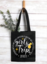 Women’s Girls Trip Apparently We Are Trouble When We Are Together Shopping Tote