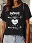 Lilicloth X Manikvskhan Imagine The Weight You Are Losing Is Going To The Person You Hat Women's T-Shirt