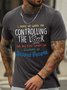 Men’s I Need To Work On Controlling The Look On My Face When I’m Listening To Stupid People Regular Fit Cotton Casual Text Letters T-Shirt