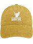 Men's /Women's golfer Funny Graphic Printing Regular Fit Adjustable Denim Hat Regular Fit Adjustable Denim Hat