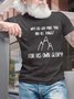 Men’s Why Did God Make You And All Things For His Own Glory Casual Text Letters Regular Fit Cotton T-Shirt