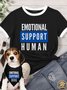 Lilicloth X Funnpaw Emotional Support Dog Matching Dog Print Bib