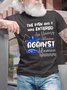 Men’s The Fish And I Have Entered Aullueasy Alliance Against Women Text Letters Cotton Regular Fit Casual T-Shirt