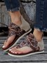 Floral Print Thong Sandals