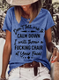 Women’s Funny Word Don't Tell Me Casual Cotton T-Shirt