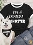 Lilicloth X Funnpaw Women's I've Created A Monster Matching T-Shirt