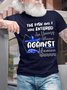 Men’s The Fish And I Have Entered Aullueasy Alliance Against Women Text Letters Cotton Regular Fit Casual T-Shirt