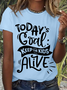Women's Funny Mom Gift For Mother Quote By Funny Gift Ideas Today's Goal Keep The Kids Alive T-Shirt