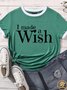 Lilicloth X Funnpaw Women's I Made A Wish Matching T-Shirt