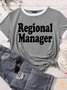 Lilicloth X Funnpaw Women's Regional Manager Matching T-Shirt