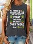 Lilicloth X Manikvskhan Gift For Plant Lover All I Need Is This Plant And That Other Plant Women's Crew Neck Casual Tank Top