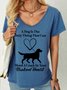 Lilicloth X Ana A Dog Is The Only Thing That Can Mend A Crack In Your Broken Heart Women's V Neck T-Shirt