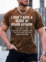 Men’s I Don’t Have A Sense Of Humor Anymore Regular Fit Casual Text Letters T-Shirt
