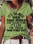 Women‘s Funny Word Toxic People Casual Loose T-Shirt