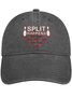 Men's /Women's Split Happens Funny Bowling Graphic Printing Regular Fit Adjustable Denim Hat