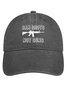 Ban Idiots Not Guns Denim Hat