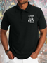 Men's It Is Not Hoarding If It’S Guitars Funny Graphic Printing Text Letters Casual Polo Shirt