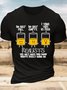 Men’s Realists The Only Ones Who Know What’s Really Goning On Regular Fit Cotton Casual T-Shirt