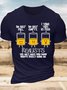 Men’s Realists The Only Ones Who Know What’s Really Goning On Regular Fit Cotton Casual T-Shirt