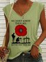 Women's We Don't Know Them But We Owe Them All V Neck Casual Tank Top